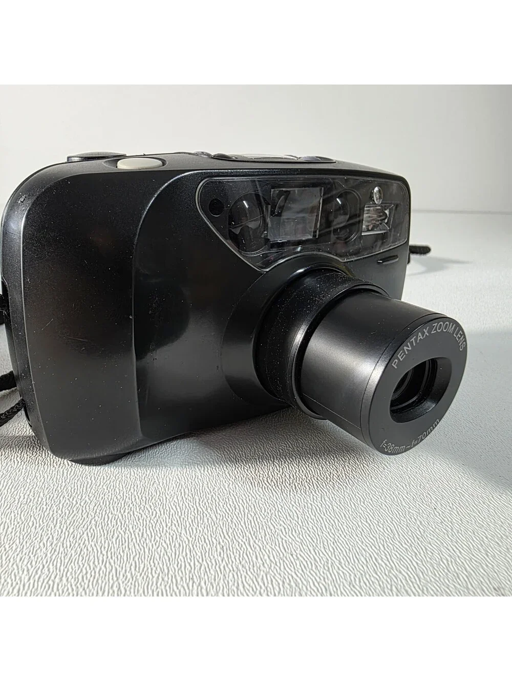 Pentax IQZoom EZY Date 35mm Film Camera W/Pentax Case Tested